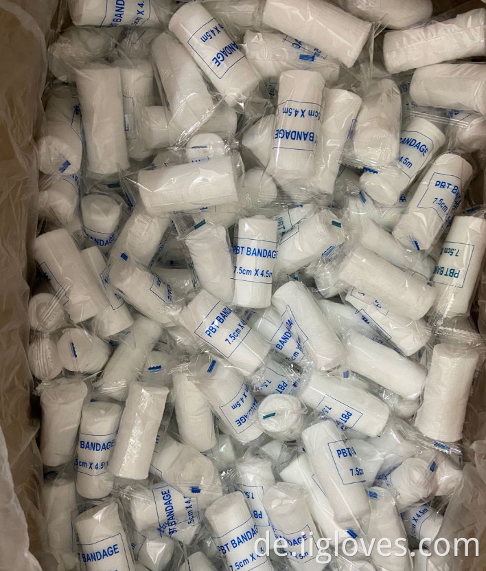 Fabrik Direkte PBT Elastic Bandage Gaze Elastic Bandage PBT Gaze Kohäsive flexible Bandage